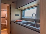 MC75 pantry with crew cabin aft